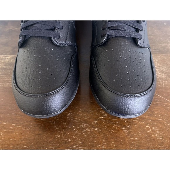 Jordan 1 Mid TD Alpha Menace Football Cleats Black/White Men's Sz 13 FJ6805-001 - Picture 7 of 11